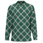 Elevate refined casual dressing with the Garden Green Tartan Shirt from BLK IVY MEN, featuring heritage-inspired tartan and a breathable resort weave designed for Black Ivy sophistication.