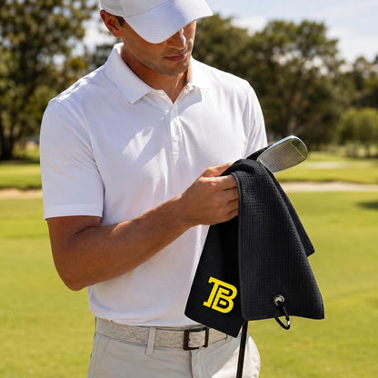 Cachet Embroidered Golf Towel | Teddy Blaze Xtreme
