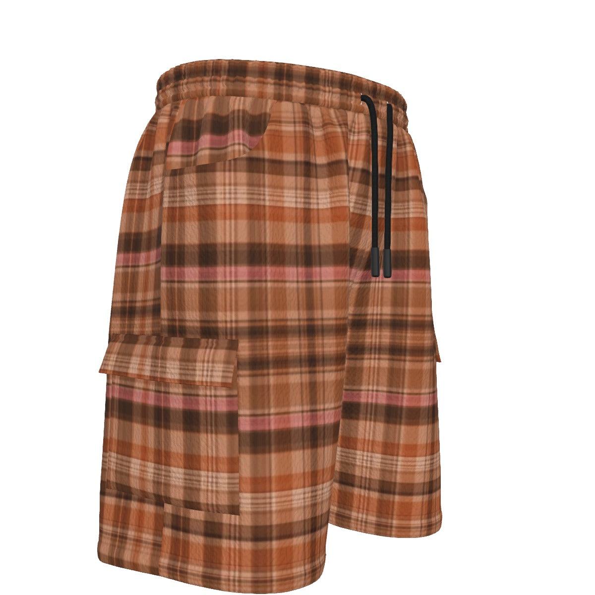 Gilded Brownstone Tweed — Copper Estate Drawstring Cargo Shorts