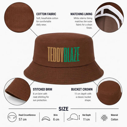 Embroidered Statement Bucket Hat | DELANCEY