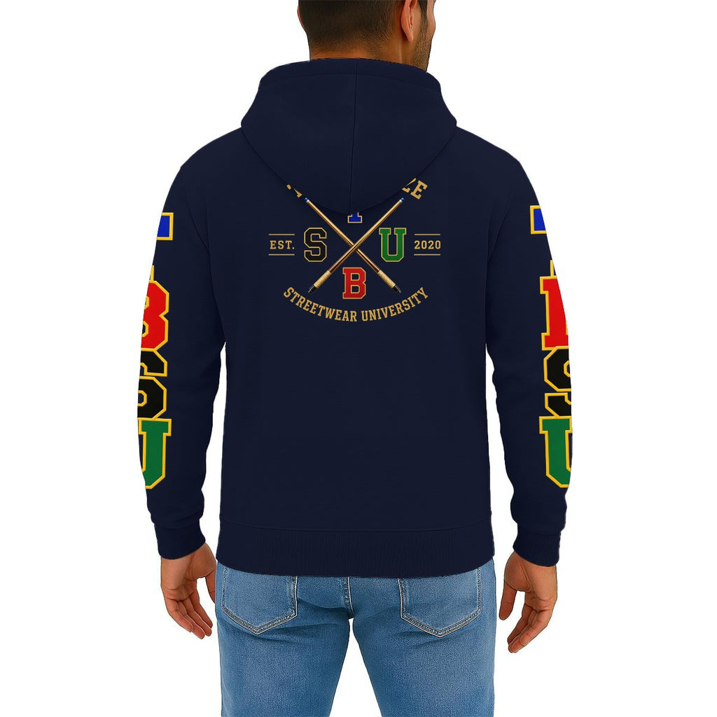 X Crest Unisex Quarter Zip Hooded Jumper | THE CAMPUS