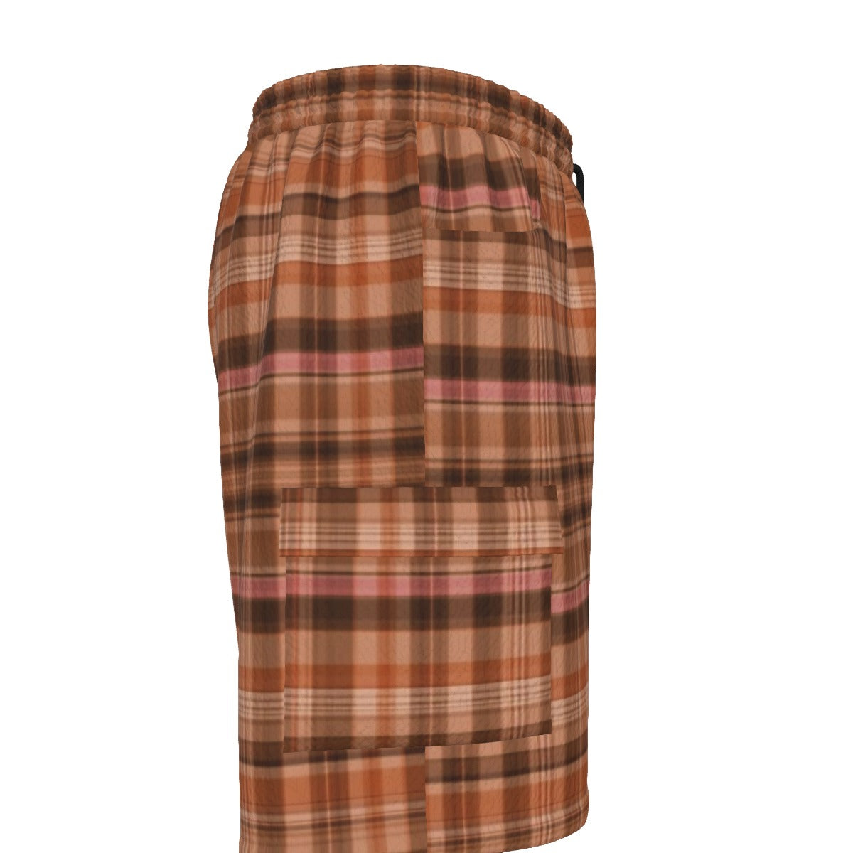Gilded Brownstone Tweed — Copper Estate Drawstring Cargo Shorts