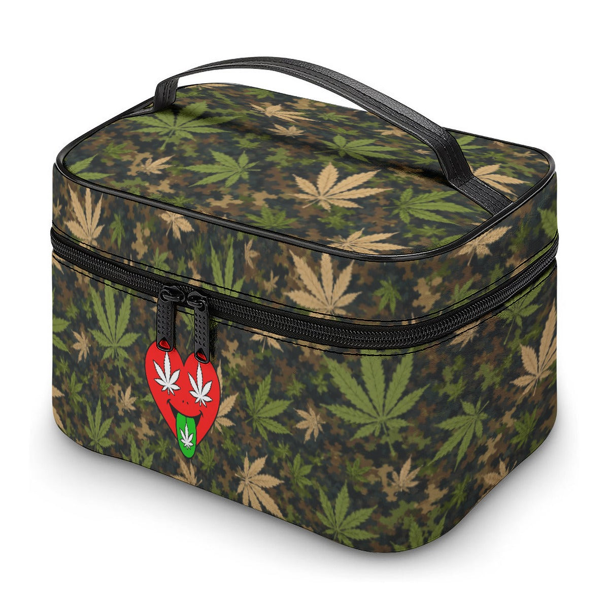 Hazehead CannaCamo Leatherette Toiletry Bag (Imported) | THE STASH