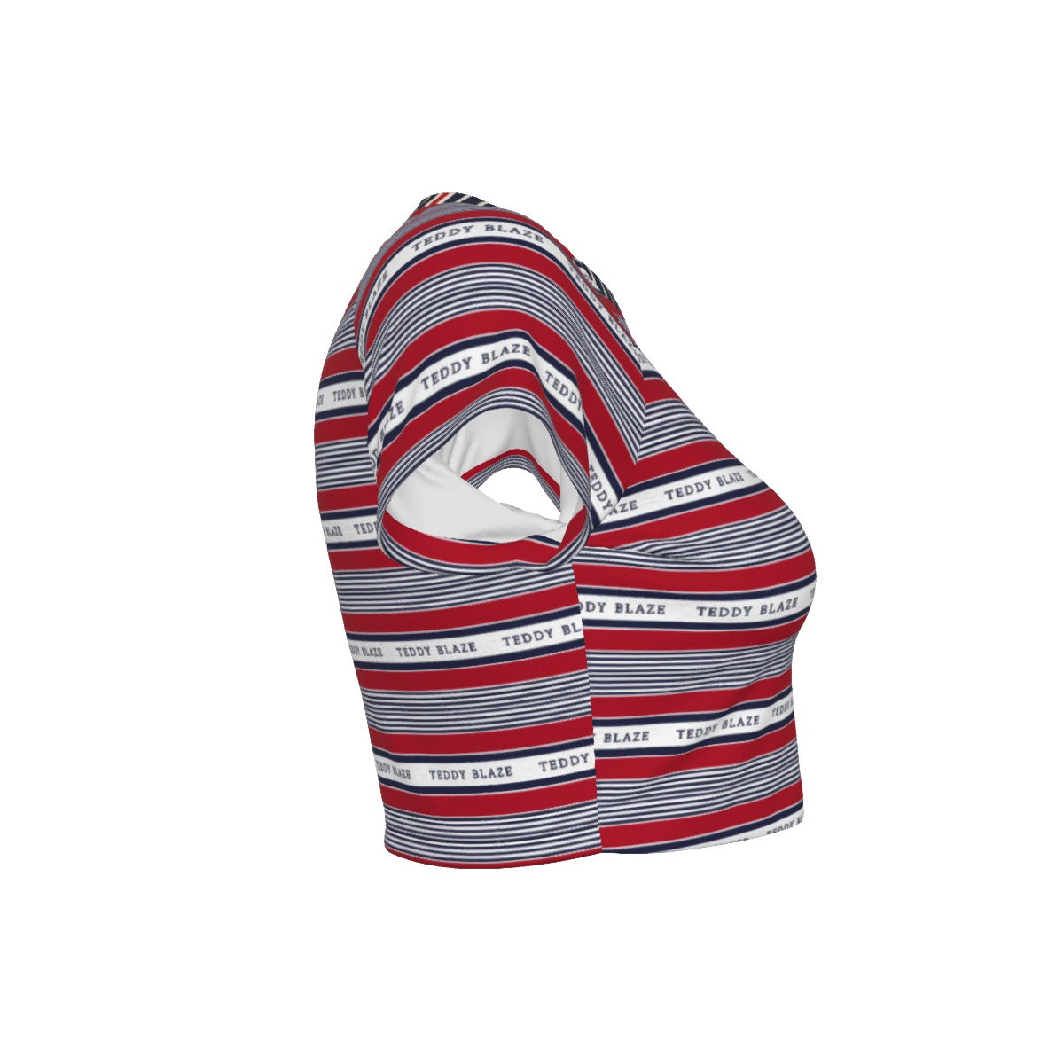 Signature Striped Crop Tee