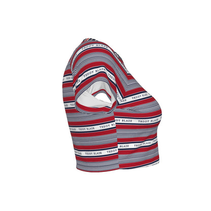 Signature Striped Crop Tee