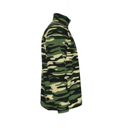 Camo Print Stand Collar Jacket (CAM12)