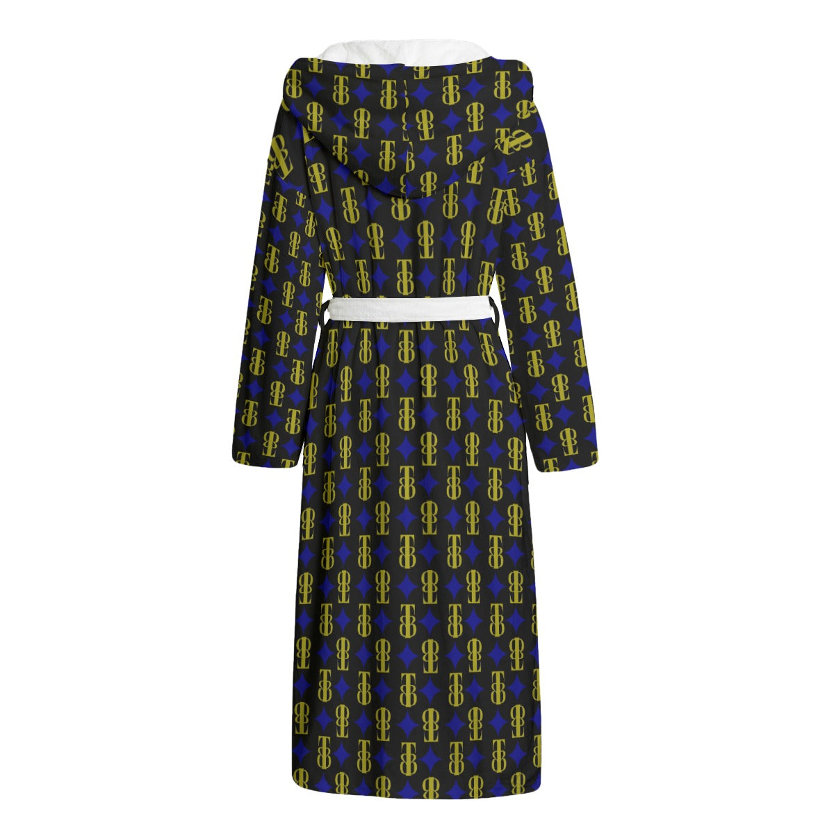 Sigil Diamante Flannel Hooded Bathrobe | IVY LABEL