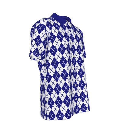 Argyle Azure Camp Shirt | IVY LABEL