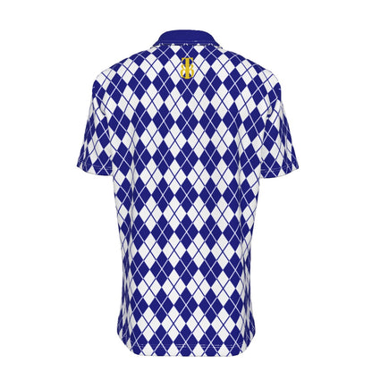 Argyle Azure Camp Shirt | IVY LABEL