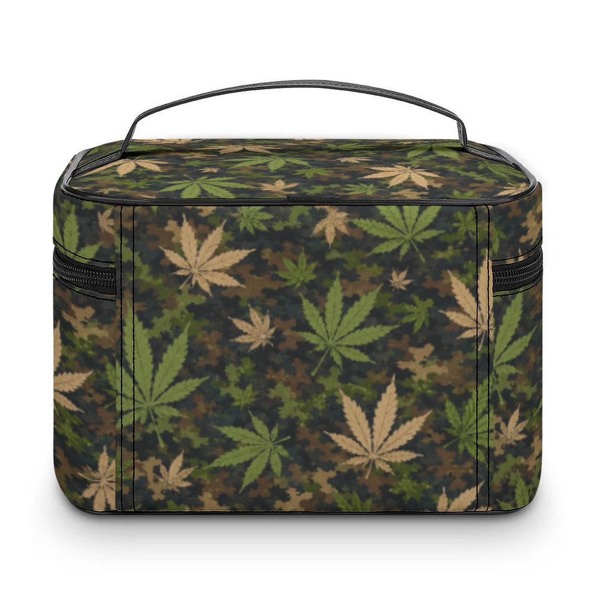Hazehead CannaCamo Leatherette Toiletry Bag (Imported) | THE STASH
