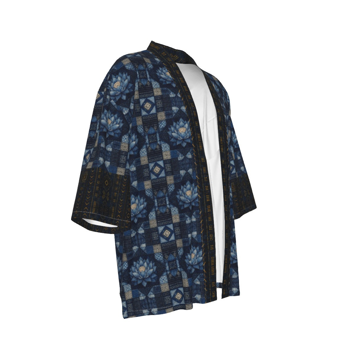 Blue Lotus Dragon Haori | AFRODEMIA