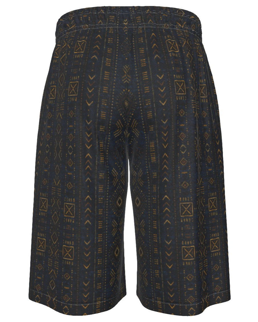 Shop the Mud of Indigo Shorts by Teddy Blaze. Lightweight four-way stretch performance shorts featuring the 'Mud of Indigo' pattern from THE IVY MAN.