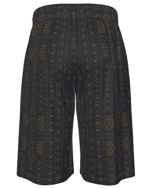 Shop the Mud of Indigo Shorts by Teddy Blaze. Lightweight four-way stretch performance shorts featuring the 'Mud of Indigo' pattern from THE IVY MAN.
