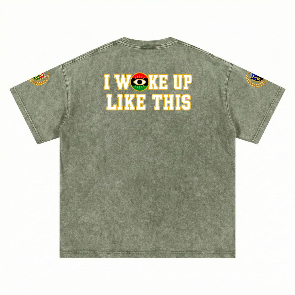 Upper Classman Vintage Wash Drop Shoulder Tee | THE CAMPUS