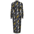 ADS-Shop the Highland Crest Reversible Turtleneck Zip Dress by Teddy Blaze. Heavyweight 210g/m² stretch bodycon midi dress featuring dynamic ikat-inspired brushstrokes.-PHN6K-FFFFFF
