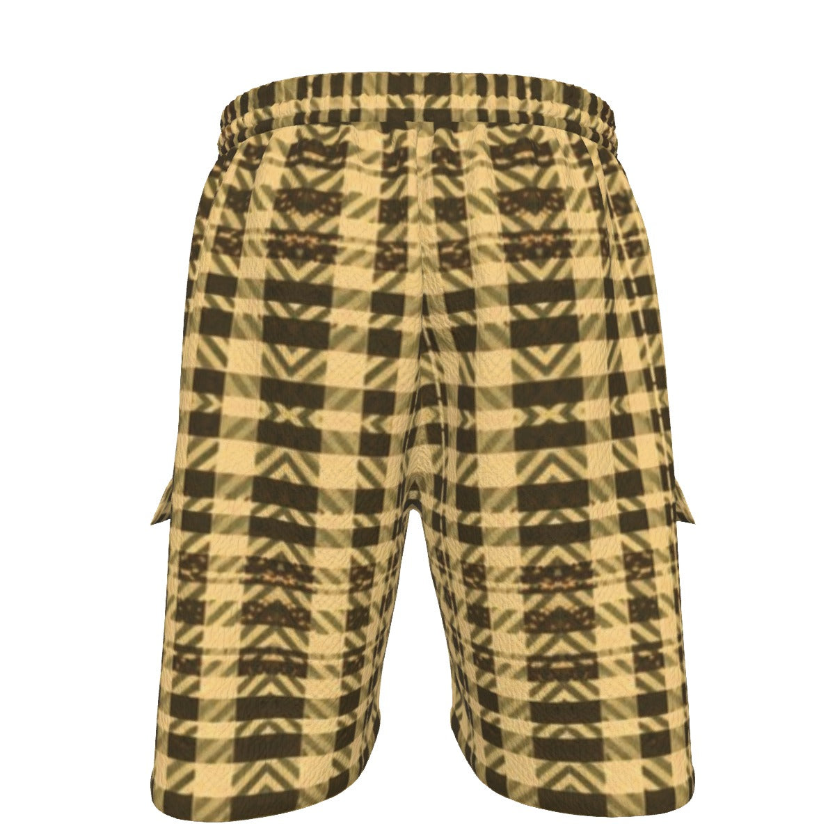 Gilded Brownstone Tweed — Field Ledger Drawstring Cargo Shorts