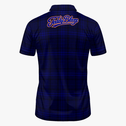 Aztec Plaid Resort Polo | IVY LABEL