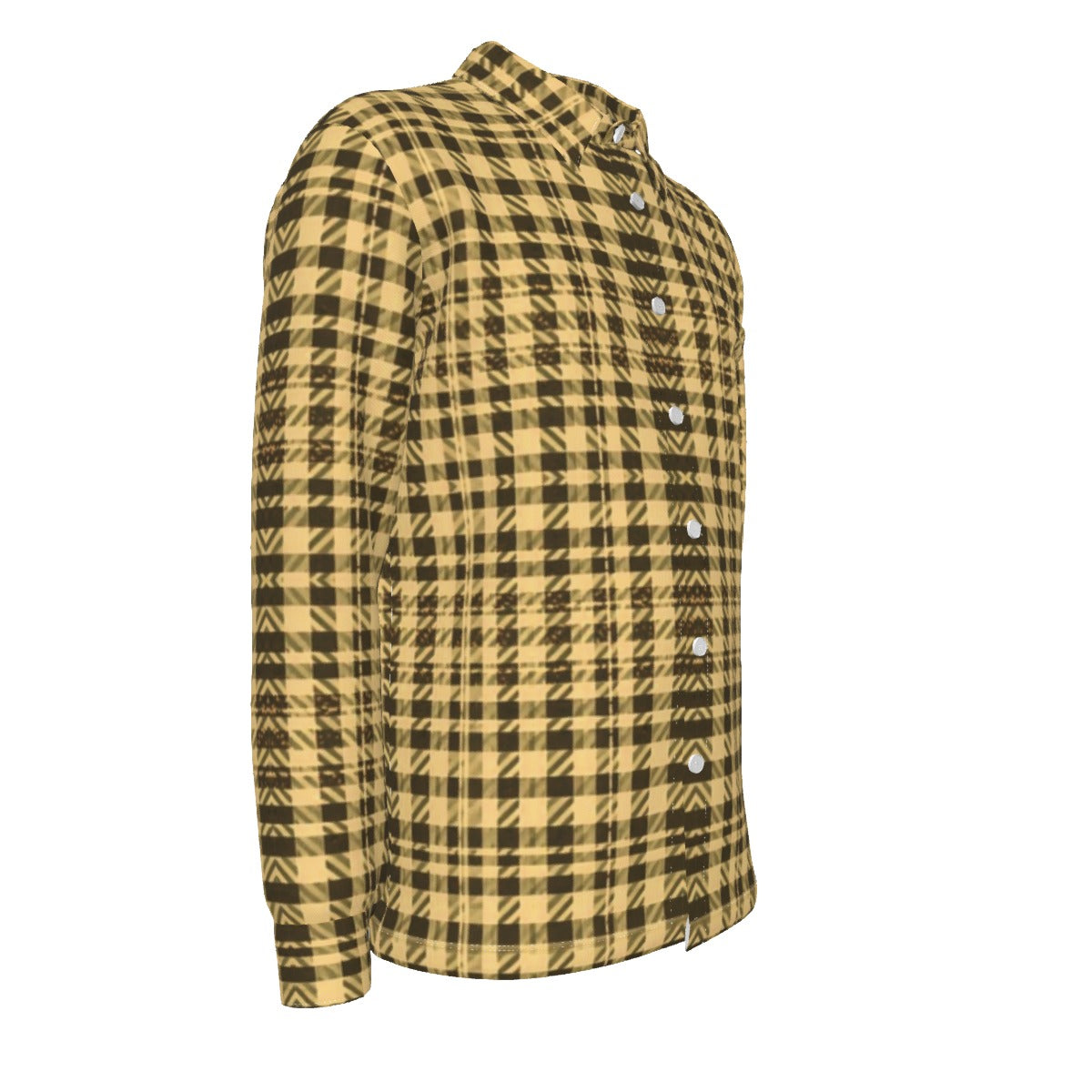 Gilded Brownstone Tweed — Field Ledger Long Sleeve Button Down Shirt
