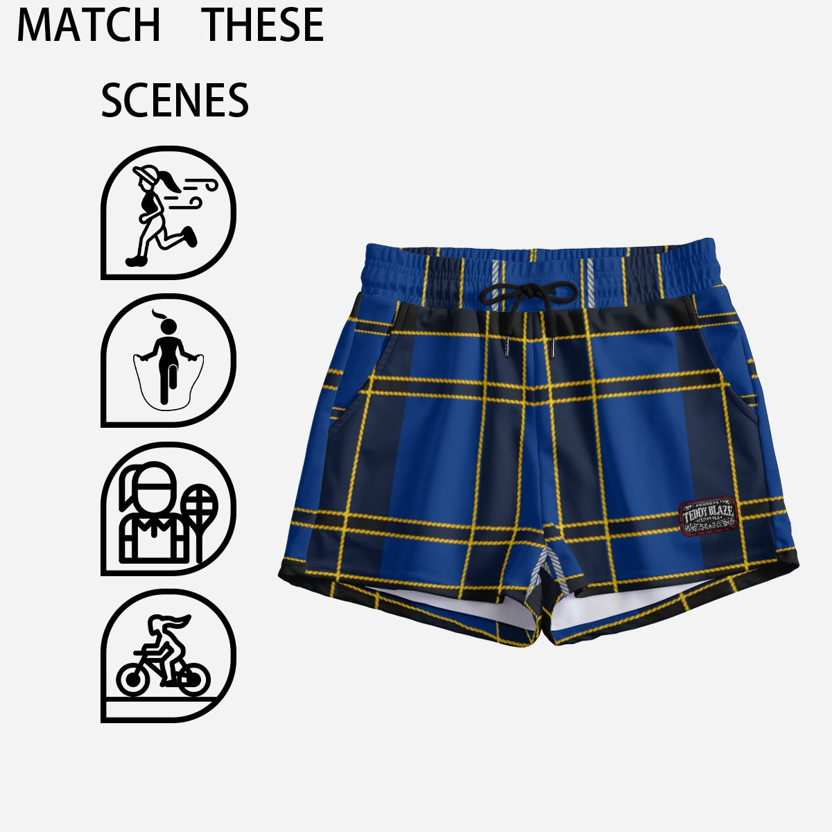 Plaid Casual Shorts (PLD1)