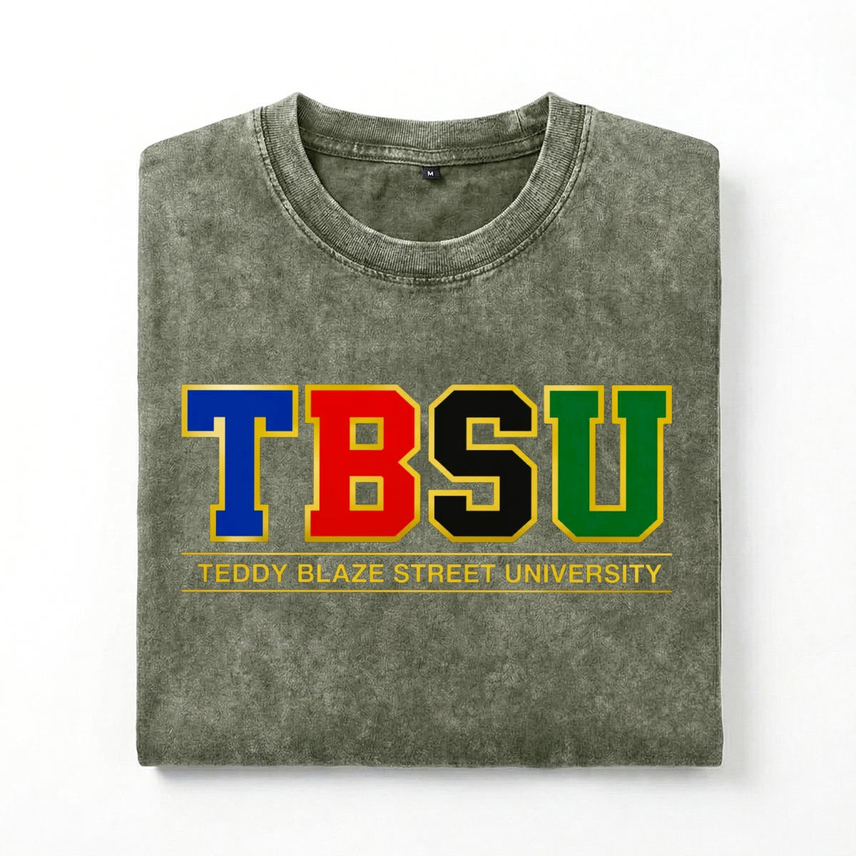 Upper Classman Vintage Wash Drop Shoulder Tee | THE CAMPUS