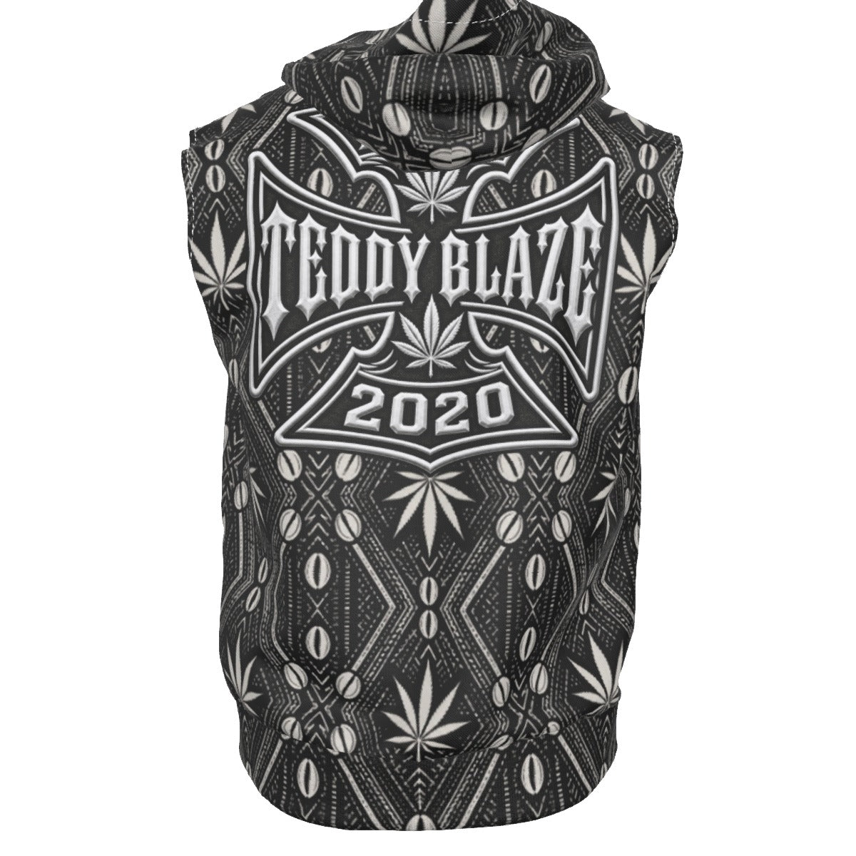 DaCruzChek Sleeveless Dashiki Zip Up Hoodie | MEN OF BLAZE