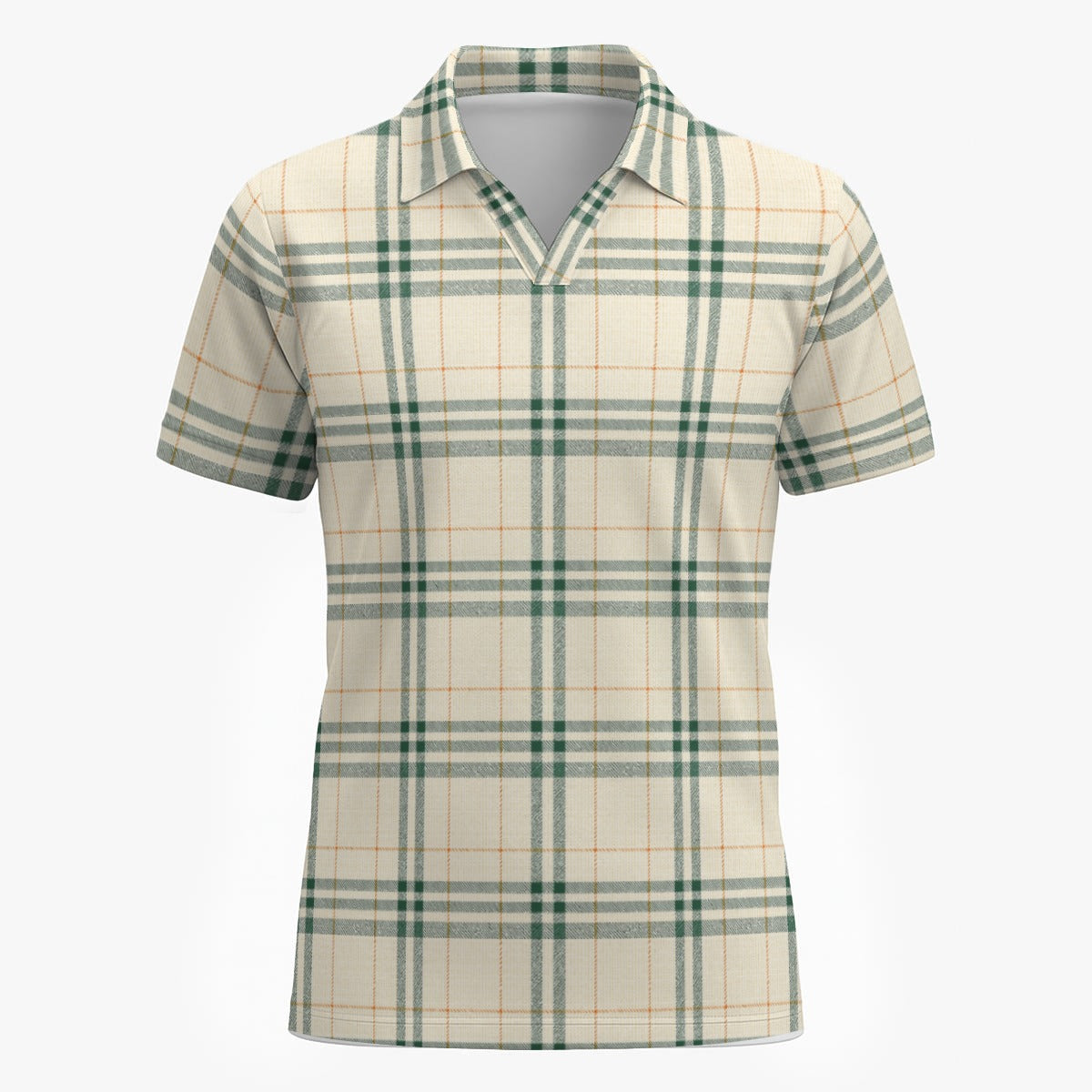 Elevate warm-weather dressing with the Harbor Plaid Resort Polo from BLK IVY MEN, featuring refined coastal plaid inspired by Oak Bluffs leisure, marina elegance, and relaxed luxury.