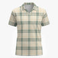Elevate warm-weather dressing with the Harbor Plaid Resort Polo from BLK IVY MEN, featuring refined coastal plaid inspired by Oak Bluffs leisure, marina elegance, and relaxed luxury.