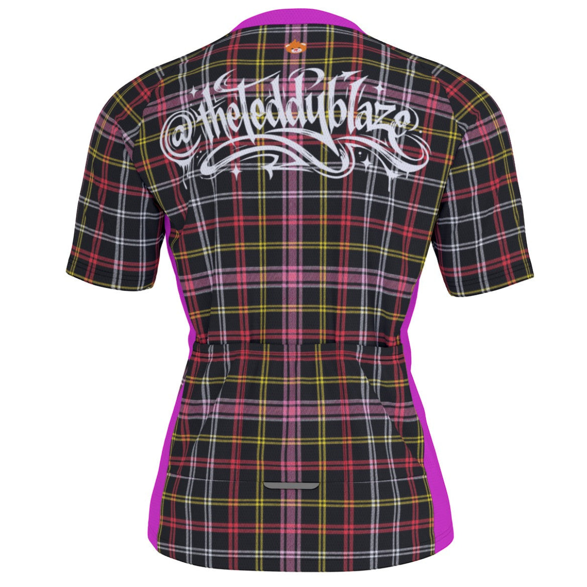 papaya-plaid-cycling-jersey