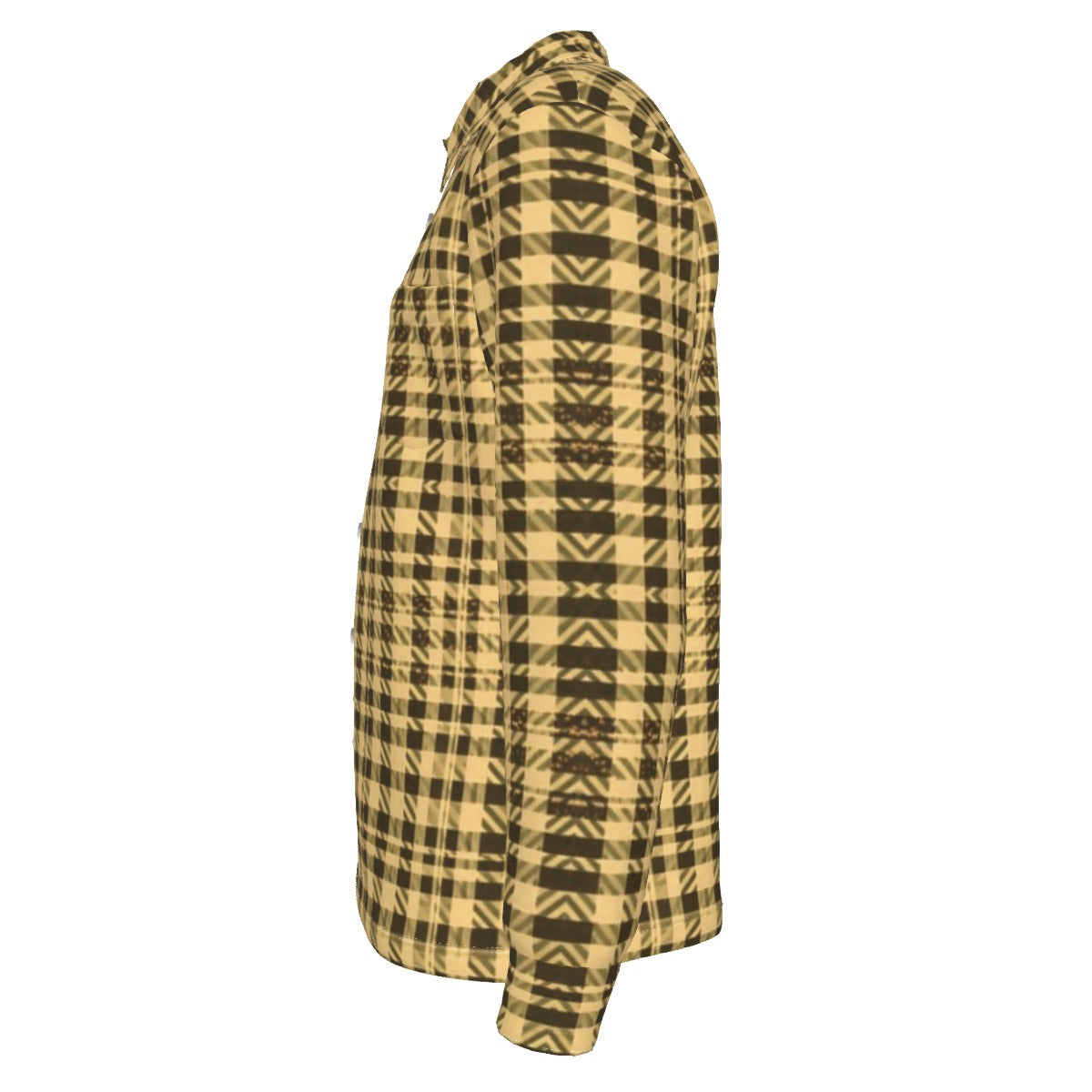 Gilded Brownstone Tweed — Field Ledger Long Sleeve Button Down Shirt