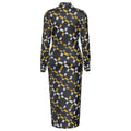 ADSShop the Highland Noir Reversible Turtleneck Zip Dress by Teddy Blaze. Heavyweight 210g/m² stretch bodycon midi dress with a full zipper and reversible styling.-ZIPLCDS-PHMM2-FFFFFF