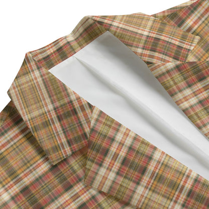 Rum Punch Plaid J’Ouvert Blazer | J’OUVERT MEN