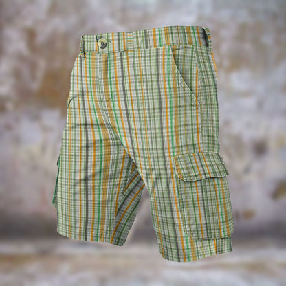 Cruise Check Cargo Shorts | BLK IVY MEN