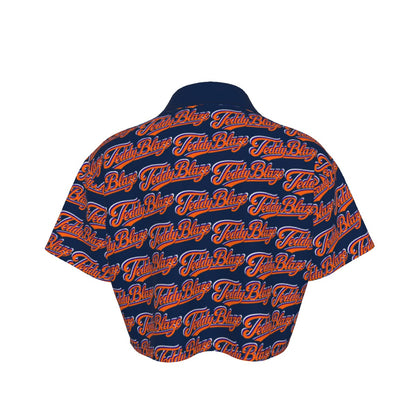 Signature Cropped Camp Shirt | The BK Collection