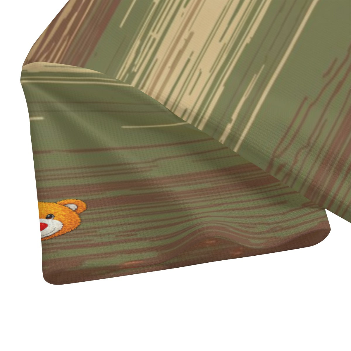 Gilded Terrain Stripe — Ember Horizon Drop Shoulder T-Shirt