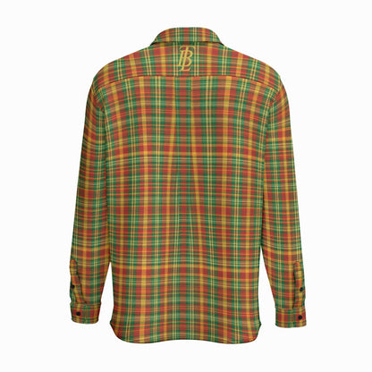 Plaid Carnivale Resort Weave Shirt | J’OUVERT MEN