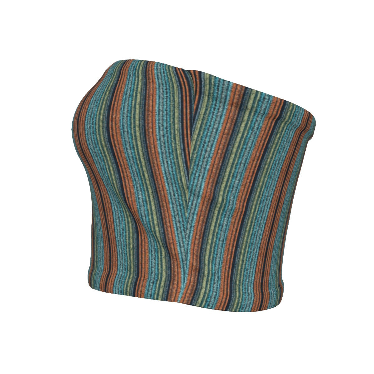 Emerald Canyon Stripe Tube Top