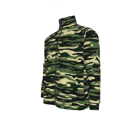 Camo Print Stand Collar Jacket (CAM12)