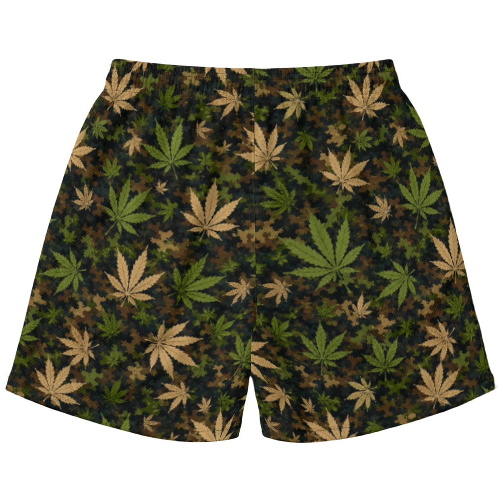 Canna Camo 69 Shorts | DANNABIS