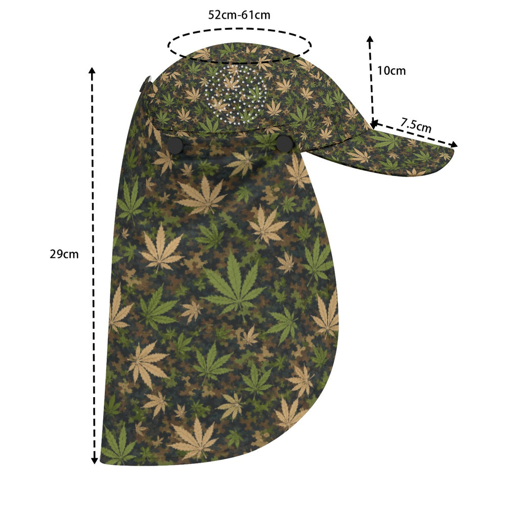Hazehead Neck Flap Sun Hat (Imported) | THE STASH