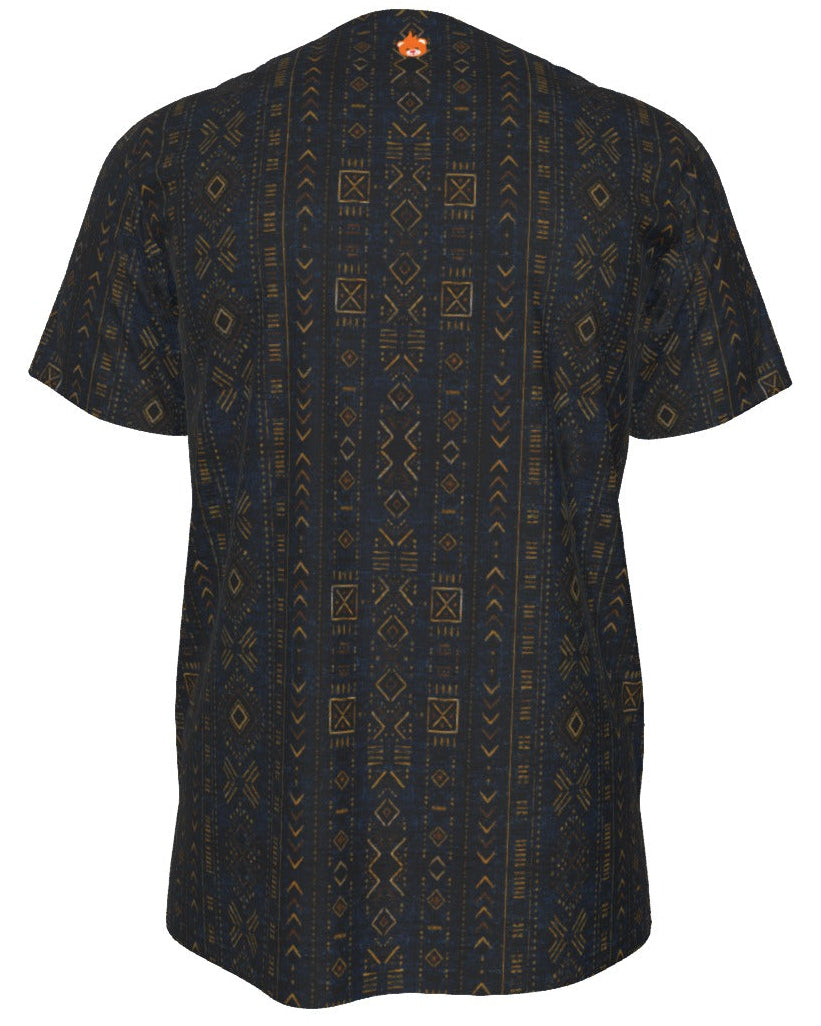 Shop the Iron + Ivy Indigo Mudcloth Dashiki Top by Teddy Blaze. Men’s loose-fit short-sleeve dashiki top featuring Malian Bògòlanfini mudcloth geometric prints and a split V-neckline.