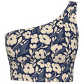 ADS-Shop the Adire Florale One-Shoulder Cropped Top by Teddy Blaze. High-support 230g/m² stretch crop featuring an asymmetrical neck and botanical Adire print.-PHDZQ-FFFFFF