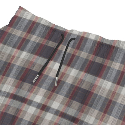 Gilded Brownstone Plaid — Burgundy Reserve Shorts