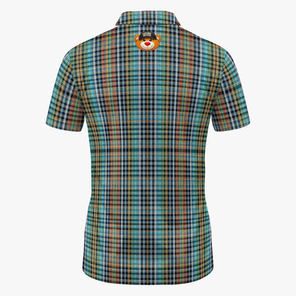 Primm & Proper Plaid Mesh Polo