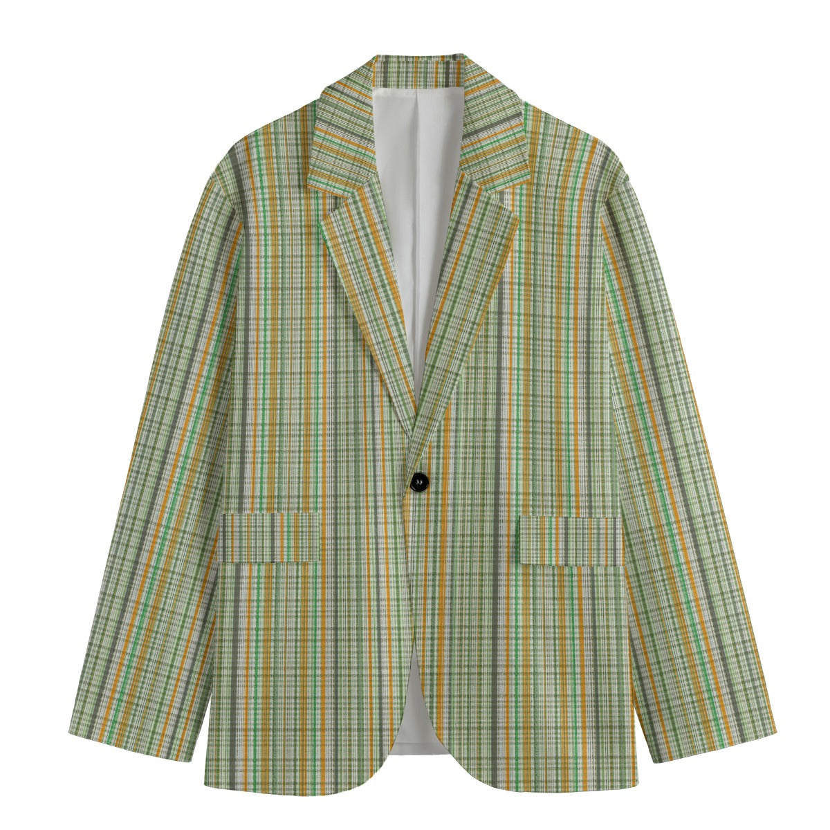 Elevate warm-weather tailoring with the Cruise Check Ivy Blazer from BLK IVY MEN, featuring refined plaid styling inspired by Black Ivy sophistication, coastal leisure, and modern resort elegance.