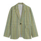 Elevate warm-weather tailoring with the Cruise Check Ivy Blazer from BLK IVY MEN, featuring refined plaid styling inspired by Black Ivy sophistication, coastal leisure, and modern resort elegance.