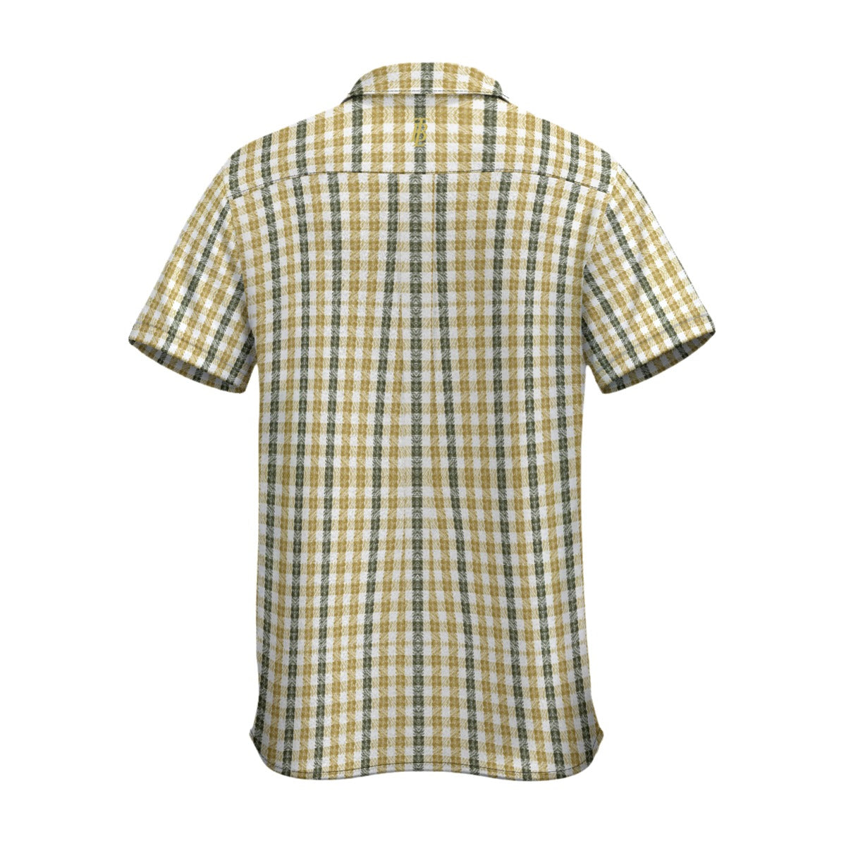 Gingham Naija Resort Weave Camp Shirt | J’OUVERT MEN