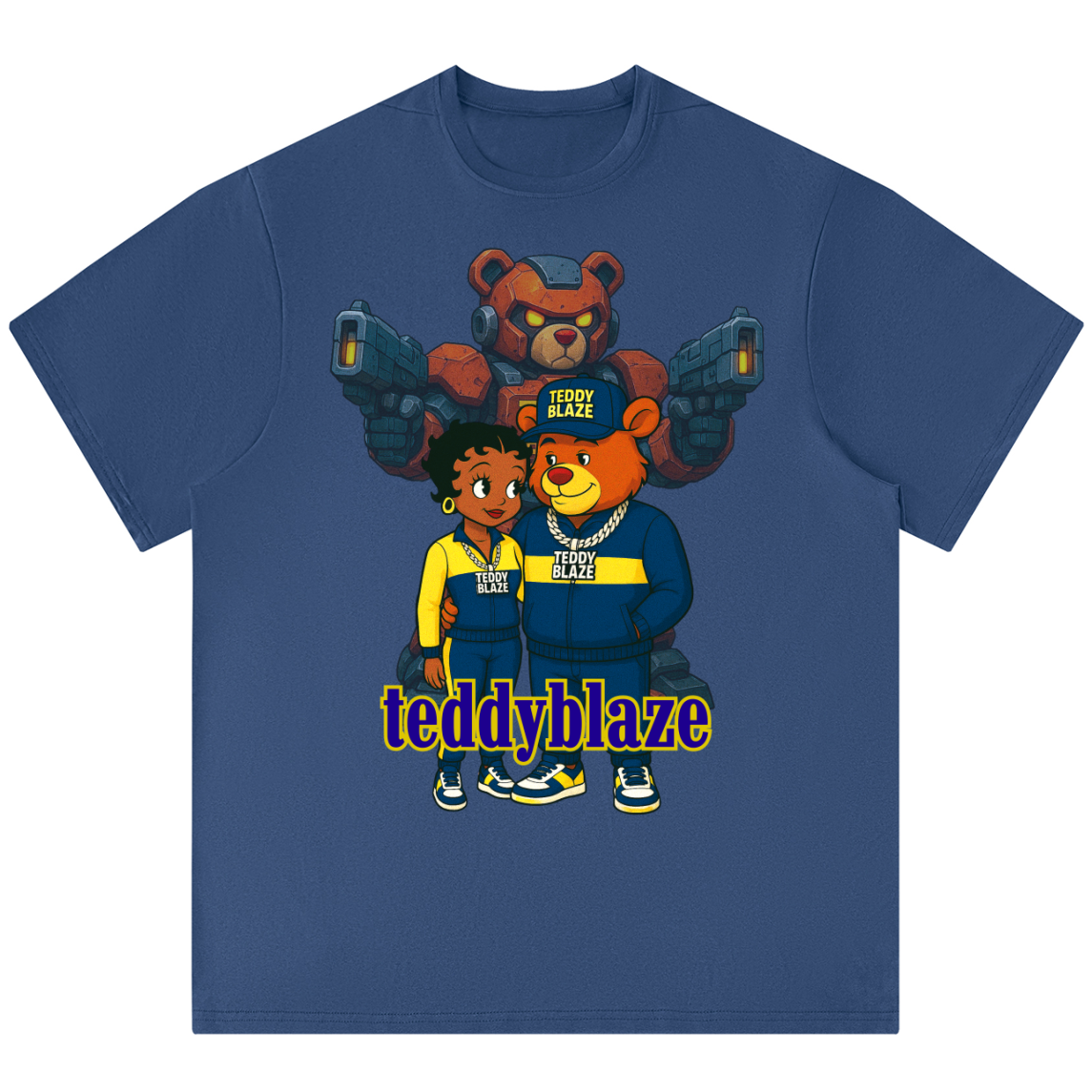 Betty x Teddy Performance Tee | Teddy Blaze Blue Label