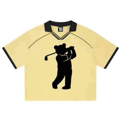 The Golfer Contrast Soccer Jersey | Teddy Blaze Blue Label