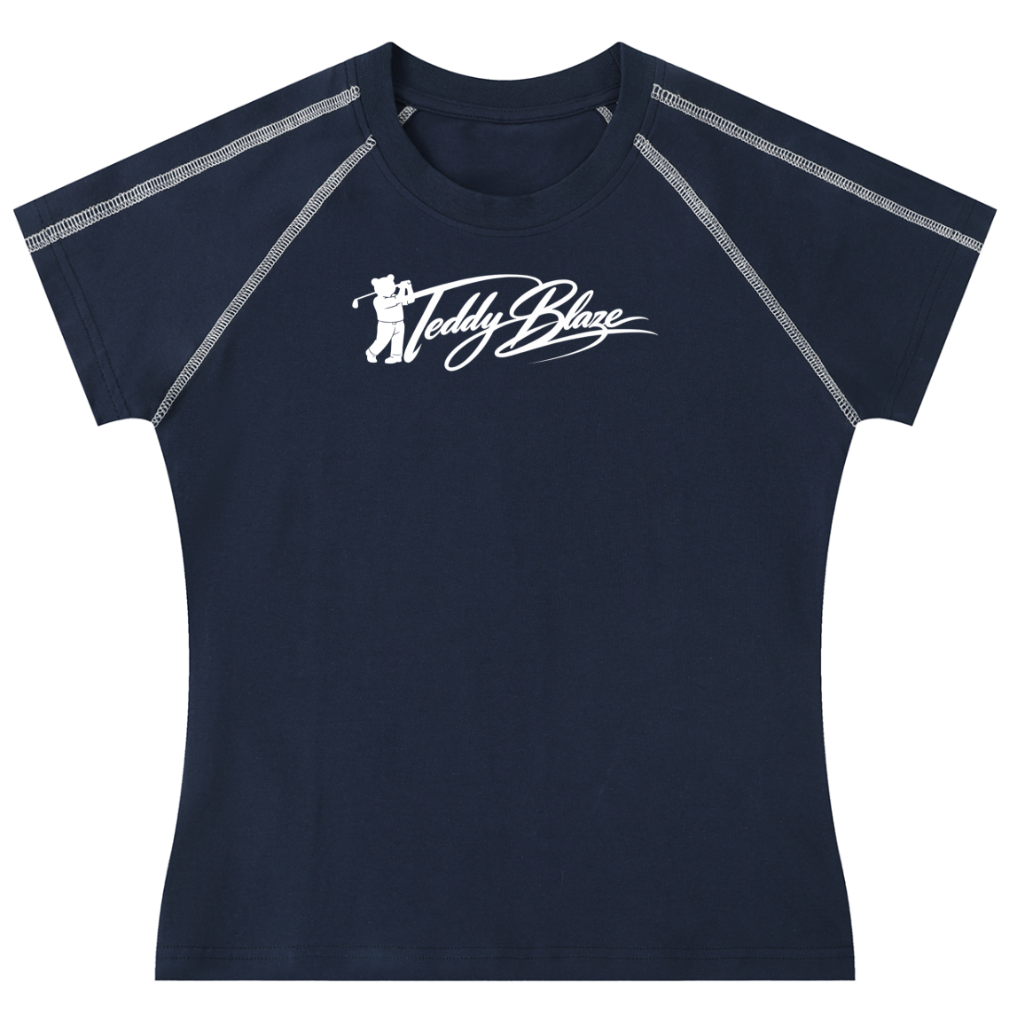 Signature Contrast Stitch Raglan T-Shirt