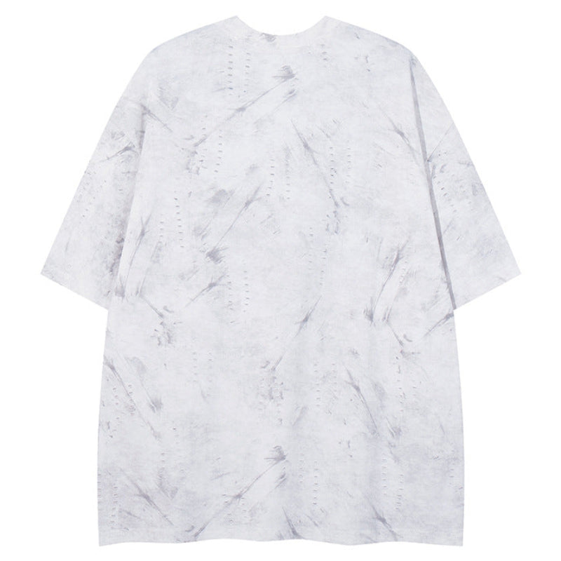 Shop the Distressed BAD Graphic Acid Wash Tee by Teddy Blaze. Heavyweight acid-washed cotton tee with micro-hole distressing from THE IVY MAN collection.